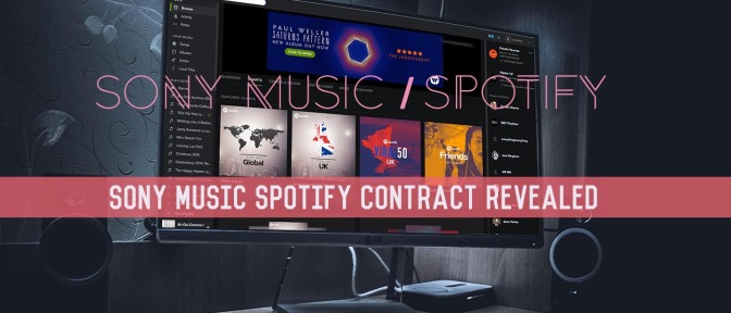 Sony music & Spotify contract revealed 
